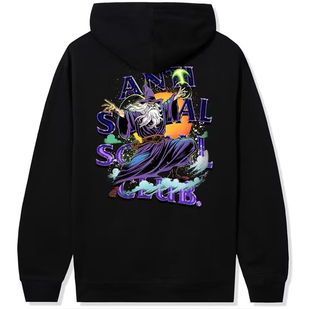 Anti Social Social Club Sleave Hoodie, Size L, NWT
